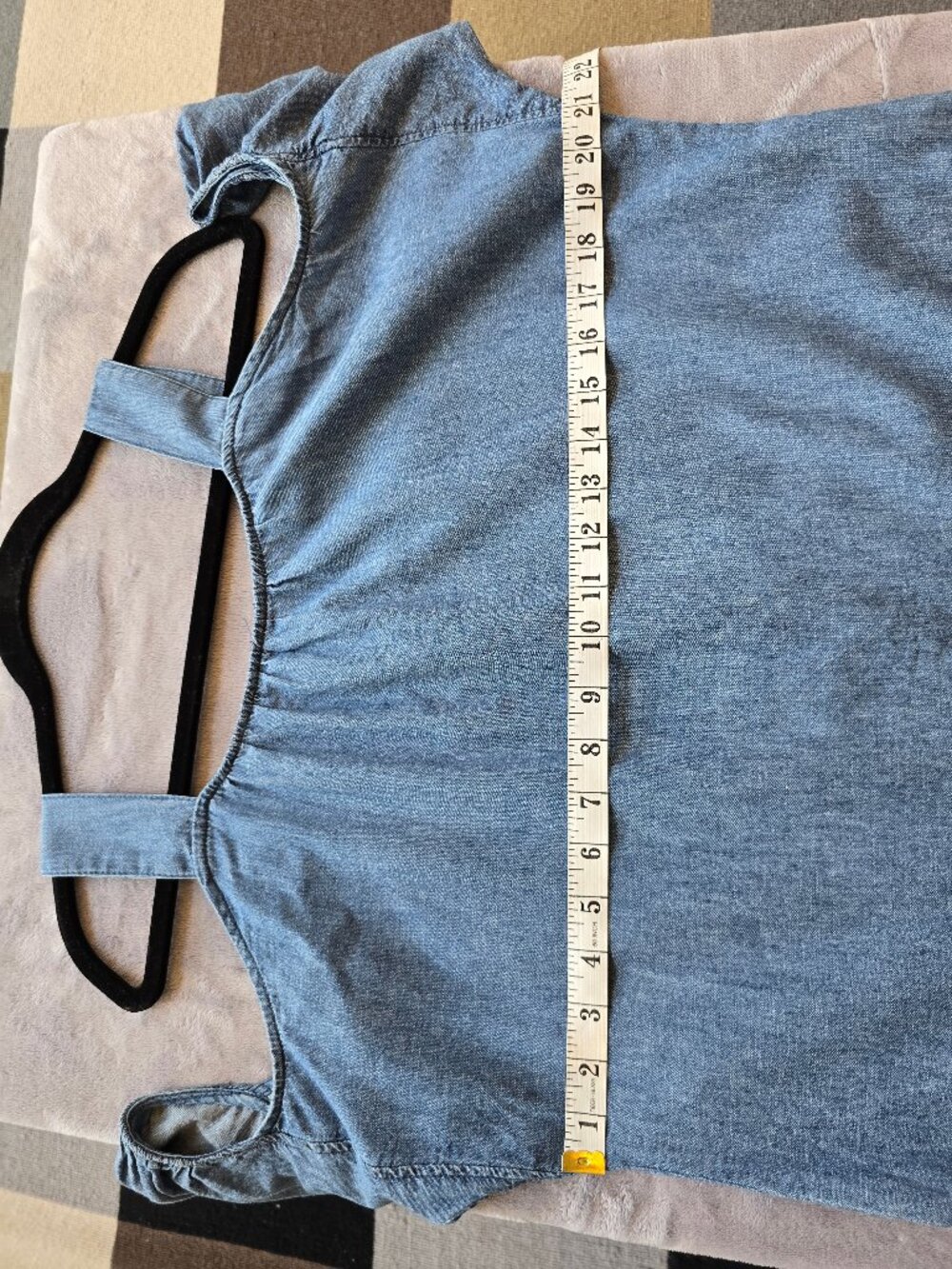 Denver Hayes denim style  cotton linen chambray medium - Picture 5 of 8